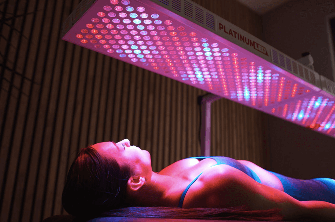 Red light therapy at Body Motion Physical Therapy