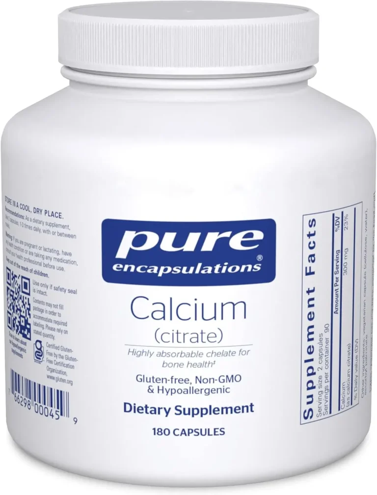 pure encapsulations calcium