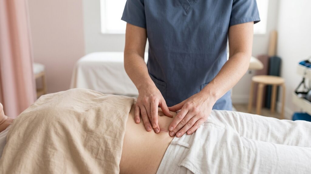 c section scar tissue treatment